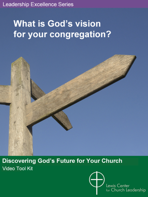 Cover of Discovering God's Future for Your Church showing a blank wooden signpost