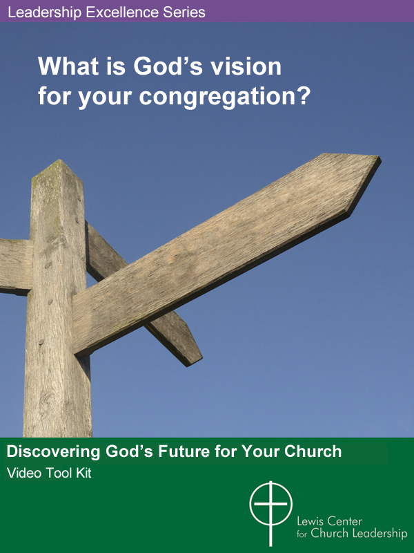 Cover of Discovering God's Future for Your Church showing a blank wooden signpost