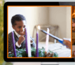 Lighting the Advent wreath on a Zoom call