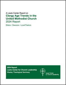 Clergy Age Trends in the United Methodist Church report cover